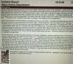 Jeremy Finch WPD Incident Report #3